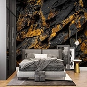 abordables Papel pintado-Papel pintado fresco 3D negro papel pintado mural de pared ladrillo revestimiento de pared pegatina despegar y pegar material extraíble de PVC/vinilo autoadhesivo/adhesivo necesario decoración de