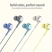 baratos Auscultadores intra-auriculares com fio-S03 Eeadphone de ouvido com fio No ouvido USB com fio Estéreo O som ao Redor Microfone Embutido para Apple Samsung Huawei Xiaomi MI Ginástica Uso Diário Viajar Celular Negócios de Escritórios