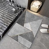 voordelige Absorberend vloerkleed-diatomeeënaarde badmat antislip marmerpatroon superabsorberende toiletdeur sneldrogende voetmat toegangsdeurmat antislipmat