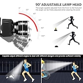 abordables Faros delanteros-Linterna frontal led resistente al agua para acampar al aire libre, linterna de pesca, linterna usb recargable xhp50 18650 lib, linterna de cabeza con zoom de 3 modos