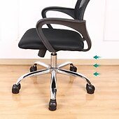 cheap Building Supplies-5pcs Office Chair Caster Wheel Cups, Furniture Felt Caster Leg Cases Covers, Anti Slip Stoppers, Hard Wood Floor Carpet Tile Protector Pad Mat For Bed, Desk, Sofa, Computer Gaming Chairs