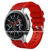 رخيصةأون عصابات ساعات سامسونج-حزام إلى Samsung Watch 3 45mm, Galaxy Wacth 46mm, Gear S3 Classic / Frontier, Gear 2 Neo Live سيليكون إستبدال حزام 22mm عصابة الرياضة معصمه