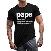 Недорогие Мужская графическая футболка-Смешная графическая футболка для мужчин о папе | Как дедушка только круче супергерой и красивый
