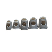 abordables Instrumentos musicales-10 unids/set dedal para dedos, guantes de silicona antiquemaduras para tocar la guitarra, protección para los dedos, guante artesanal diy, herramienta de cocina para coser