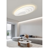 billige Taklamper med dimming-moderne taklampe som kan dimmes med fjernkontroll 56 cm innfelt taklampe akryl lampeskjerm lysekrone soverom stue