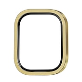 cheap Smartwatch Screen Protectors-Watch Case for Apple Watch Ultra 49mm Screen Protector 49mm 9H Tempered Glass Titanium Alloy Frame Keep Original Touch Sensitive Lightweight Protective Glass Film for iwatch Ultra 49mm