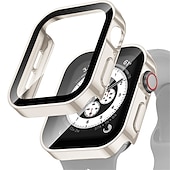 Χαμηλού Κόστους Smartwatch Θήκη-Θήκη ρολογιού με προστατευτικό οθόνης Συμβατό με Apple Watch Ultra 49mm / Series 8 7 41mm 45mm / Series 6 5 4 SE 40mm 44mm Ανθεκτική σε πτώσεις Σκληρός υπολογιστής Παρακολουθήστε Κάλυμμα