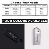 cheap Computer Peripherals-Ceamere C3 Usb Flash Drive 16gb Pen Drive Pendrive Usb 2.0 Flash Drive Memory Stick For Computer Mac with keychain