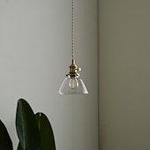 economico Luci a sospensione-lampada a sospensione a led isola luce 1-luce 15 cm lampada a sospensione in vetro rame led elegante design singolo isola luci ristorante in stile moderno negozi / caffè luci soggiorno