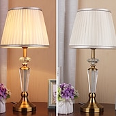 cheap Bedside Lamp-Bedside lamps Multi-shade / Ambient Lamps Crystal / Nordic Style For Living Room / Bedroom Metal Green