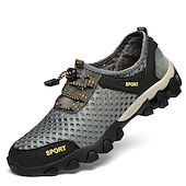 billige Sneakers til herrer-pustende mesh joggesko for menn – lette, sklisikre utendørs atletiske joggesko for fotturer, fotturer og vannsport