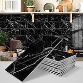 cheap Wallpaper-Cool Wallpapers Wall Mural 16pcs Marble Patterned Wallpaper, Waterproof Peel And Stick Wall Covering Sticker Film Home Deco, 4&#039;&#039;x8&#039;&#039;