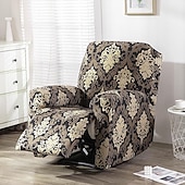 cheap Recliner Chair Cover-Stretch Recliner Cover Recliner Covers 1 Seater Armchair Couch Slipcover with Elastic Loop, Anti-cat Scratch Furniture Protector for Kids, Pets, Dogs, Cats
