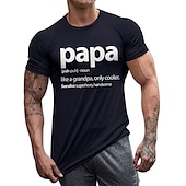 Недорогие Мужская графическая футболка-Смешная графическая футболка для мужчин о папе | Как дедушка только круче супергерой и красивый