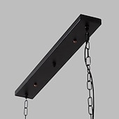 Недорогие Подвесные огни-светодиодный подвесной светильник 100 см лайнер дизайн теплый белый 4-светлое дерево промышленный винтажный стиль украшает вход в домашний офис&amp;amp; столовая