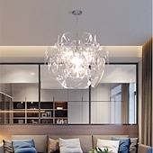 preiswerte Pendelleuchte-LED-Pendelleuchte 60cm Blumendesign moderne Acryl-Kronleuchter-Pendelleuchte exquisite Deckenbeleuchtung dekorative Deckenleuchte für Wohnzimmer Flur Schlafzimmer