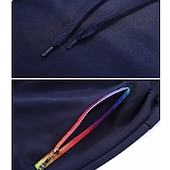 cheap Basic Tracksuits-Men&#039;s Tracksuit Sweatsuit Jogging Suits Black Blue Light Grey Hooded Letter Zipper Pocket 2 Piece Sports Streetwear Streetwear Cool Casual Spring &amp;  Fall Clothing Apparel Hoodies Sweatshirts