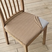 ieftine Husa scaun de sufragerie-huse pentru scaune pentru sufragerie burgundy elastic scaun husă pentru scaun elastic negru protector pentru scaune pentru petrecere hotel nuntă moale detașabil lavabil