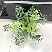 levne Umělé rostliny a zeleň-9 ks umělé palmové listy rostliny umělé palmové listy tropické velké palmové listy zeleň rostlina na listy havajský večírek džungle party velké palmové listy dekorace svatební dekorace