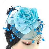 economico Fascinator-Fascinatori  Cappelli  Copricapi con floreale 1PC Occasione speciale  Ladies Day  Copricapo Melbourne Cup per un&#039;ottima impressione Fascinatori del Derby Giornata di corsa Vestito 2025