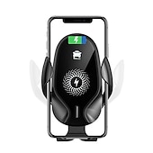 billiga Hållare till bilen-15w trådlös laddare hållare för billaddningsfäste för iphone 14 13 12 11 pro x xs max xr luftventilfäste billaddare intelligent infraröd telefonhållare för samsung s30 s22 s21 s20 note 20 huawei
