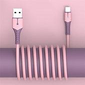 economico Cavetti per cellulari-Cavo di ricarica rapida in silicone liquido a 3 colori per iPhone 13 mini 12 pro max x xr 11 xs 8 7 6s 5 se cavi di ricarica per cavo dati USB