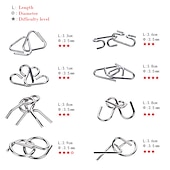 billiga Pedagogiska leksaker-8 st/set iq metall pussel hjärnteaser intelligens lösning ring montessori pussel för barn vuxna anti-stress fidget leksak
