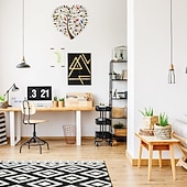 levne kovová dekorace na zeď-tvaru srdce rodokmen kovový stěna výzdoba strom života kovové nástěnné umění pták ornament domácí ložnice obývací pokoj výzdoba okna