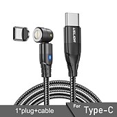 お買い得  スマホケーブル-マルチ充電ケーブル 60W 3.3フィート 6.6フィート USBCからLightning/マイクロ/USBC 3 A 急速充電 ナイロン編組 耐久 磁石バックル 用途 サムスン Xiaomi Huawei 携帯電話アクセサリー