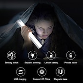 ieftine lumina dulapului-lumină de noapte led pir senzor de mișcare usb reîncărcabil 10/20/30/50cm dulap dulap bucătărie coridor lumini scară lampă de noapte fără fir