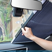 cheap Car Sun Shades &amp; Visors-1 PCS Car Sun Shade Windshield Retractable Easy to Enstall For universal Windshield Sun Sun Protection Glare Polyvinyl Chloride 46/65/70/80 cm