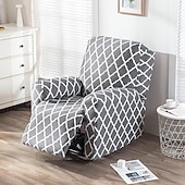 cheap Recliner Chair Cover-Stretch Recliner Cover Recliner Covers 1 Seater Armchair Couch Slipcover with Elastic Loop, Anti-cat Scratch Furniture Protector for Kids, Pets, Dogs, Cats