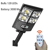 cheap Street Lights-Solar Street Lights Outdoor Waterproof  High Brightness Dusk to Dawn LED Lamp with Motion Sensor Remote Control for Garden Patio Porch Garage