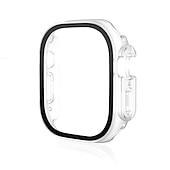 economico Cover per smartwatch-Custodia per orologi con protezione per lo schermo Compatibile con Apple Watch Ultra 49mm / Series 8 7 41mm 45mm / Series 6 5 4 SE 40mm 44mm / Series 3 2 1 38mm 42mm Resistente agli urti PC rigido
