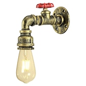 abordables Appliques murales LED-lightinthebox applique rétro lampe murale rétro industrielle lampe murale créative pour conduite d&#039;eau tieyi maximum 60w applicable à la chambre à coucher cuisine restaurant loft café bar couloir