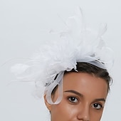 levne Fascinátory-Fascinátory Tyl Kentucky Derby Dostih koktejl Royal Astcot retro Elegantní S Peří Přílba Pokrývky Hlavy