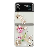 billige Samsung-etui-telefon Etui Til Samsung Galaxy Z Flip 6 Z Flip 5 Z Flip 4 Z Flip 3 Flip Case Flipp Bling Rhinstein Krystall diamant PC
