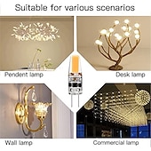 رخيصةأون أضواء LED ثنائي الدبوس-10 قطعة G4 LED لمبة قابلة للتعتيم AC / DC12-24V 2 واط 3 واط 1505 COB مصباح ليد بديل لمبة الهالوجين التقليدية لأضواء الثريا
