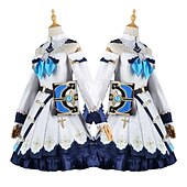 halpa Videopelin puku-Genshinin vaikutus Barbara Anime Cosplay-Asut Asut Cosplay-puvut Asu Käyttötarkoitus Naisten Aikuisten