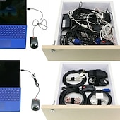 お買い得  フック-再利用可能なファスニングテープ ケーブルタイ ダブルサイドフック ロールフックとループストラップ ワイヤー コードオーガナイザー
