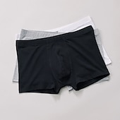 economico Boxer da uomo-Per uomo Confezione da 6 Slip boxer Biancheria intima Boxer Cotone Traspirante Liscio Multicolore