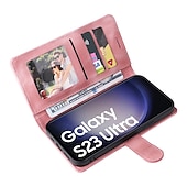 Недорогие Чехлы для Samsung-телефон Кейс для Назначение SSamsung Galaxy S24 S23 S22 S21 S20 Plus Ultra A54 A34 A14 А73 А53 А33 A72 Note 20 Ultra 10 Plus A71 A12 A32 A52 Кошелек для карт