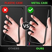 economico Cover Samsung-telefono Custodia Per Samsung Galaxy A34 A54 A73 A53 A33 A72 A52 A42 A71 A51 A31 A21s A12 A32 A13 Custodia ad adsorbimento magnetico con Proteggi Schermo Magnetico Protezione Completa Trasparente