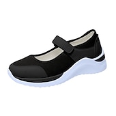 preiswerte Damen-Sneaker-Atmungsaktive Mary-Jane-Sneaker aus Mesh für Damen mit Klettverschluss – leichte Freizeit-Wanderschuhe