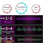 Χαμηλού Κόστους Μασέρ Σώματος-ems ηλεκτρικός μυϊκός διεγέρτης οικιακός εξοπλισμός γυμναστικής γυμναστικής μασάζ ώμου πόδι μπράτσο κοιλιακός γυμναστής μασάζ σώματος (η μπαταρία δεν περιλαμβάνεται)