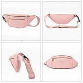 olcso univerzális telefontáska-oxford textil fanny pack, női nagy kapacitású deréktáska