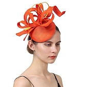 Χαμηλού Κόστους Fascinators-Fascinators Ψεύτικος Λινός Γάμος Kentucky Derby Κοκτέιλ Royal Astcot Μόδα Vintage Με Bowknot Επικεφαλίδα Κεφαλαιοφυλακή ντυθείτε για να εντυπωσιάσετε Ημέρα Αγώνων Φόρεμα 2025