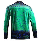 cheap Tops-Men&#039;s Fishing Shirt Outdoor Long Sleeve UPF50+ UV Protection Breathable Quick Dry Lightweight Top Summer Spring Outdoor Fishing Yellow / Black Dark Gray Green Black