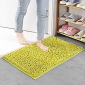 economico Tappeto bagno assorbente-tappetino da bagno in ciniglia tappeto da bagno antiscivolo, tappetini antiscivolo zerbino tappeto da bagno antiscivolo tappeti da cucina zerbini tappetino per soggiorno, bagno
