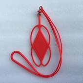 baratos Acessórios de Viagem &amp; Bagagem-suporte de cordão para celular, cordão de silicone, cordão de telefone ajustável para pendurar no pescoço, compatível com a maioria dos smartphones